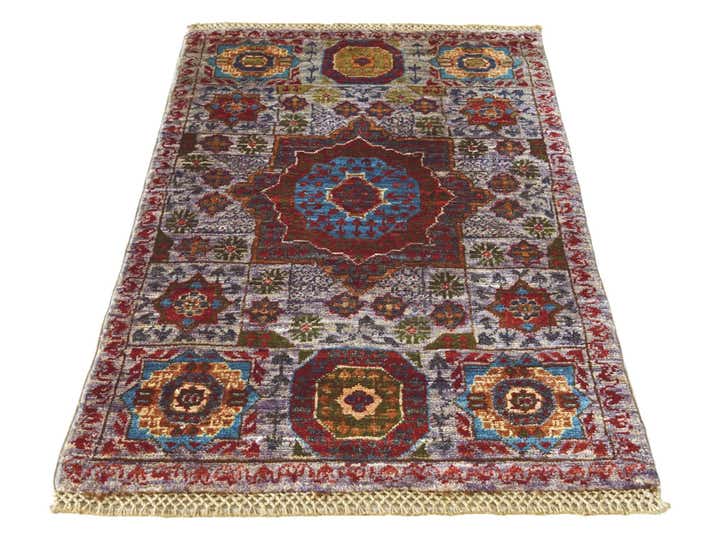 1' 10 x 3' Hand Knotted Mamluk Ziegler Rug