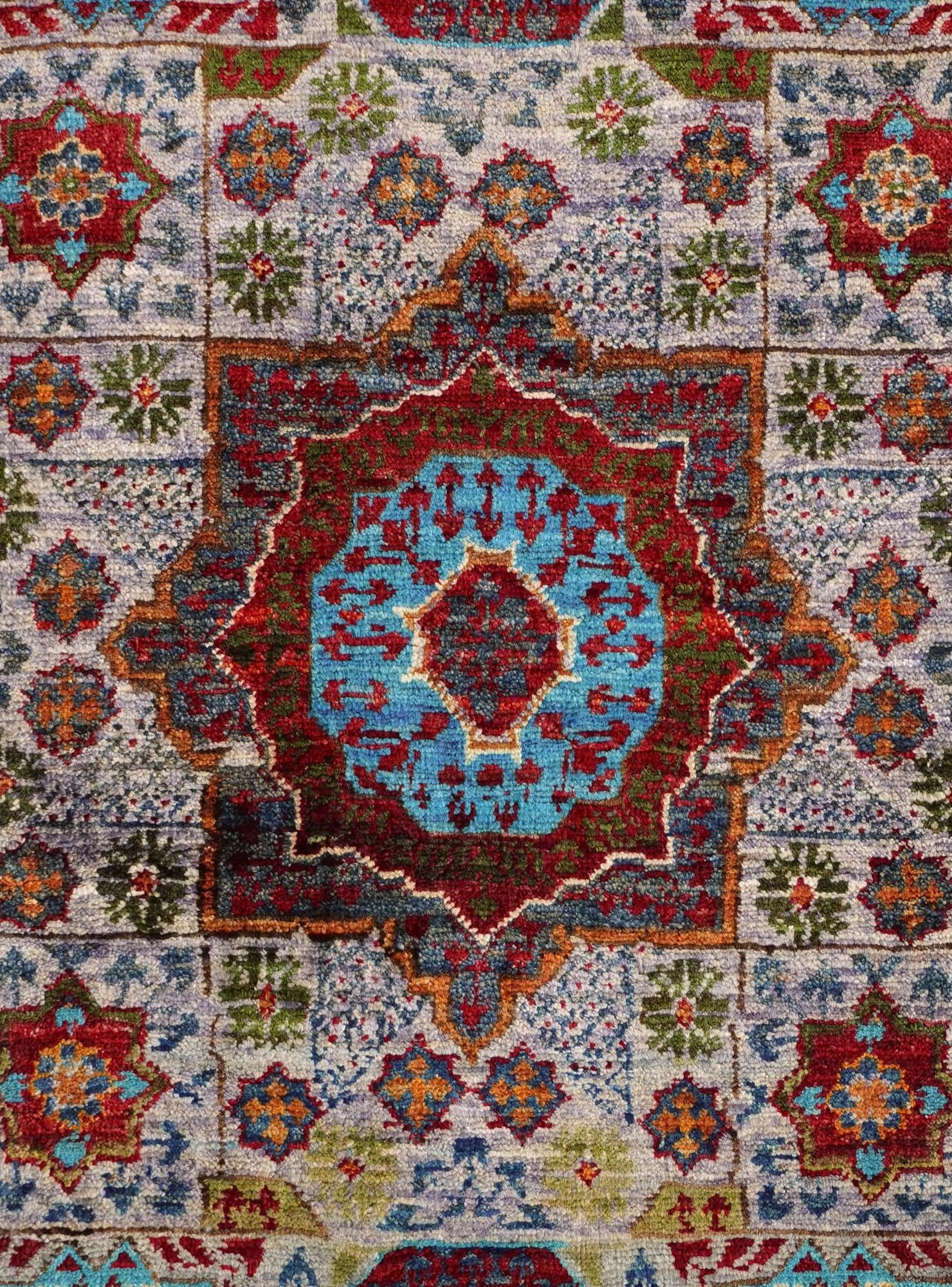 1' 10 x 3' Hand Knotted Mamluk Ziegler Rug