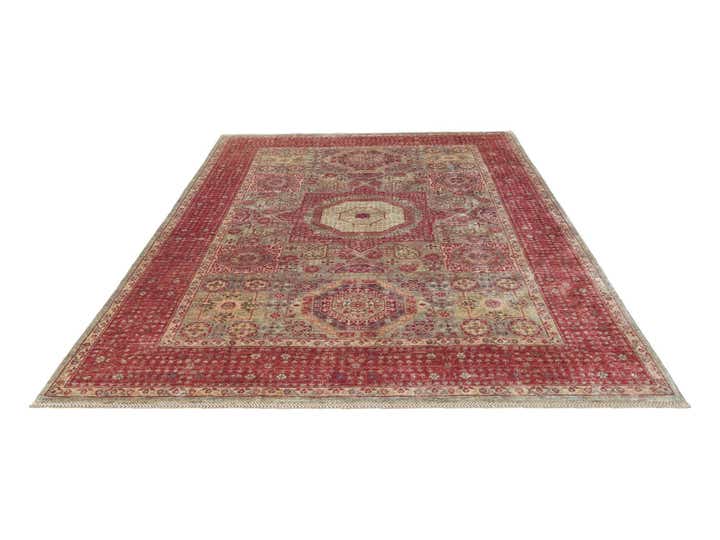 6' 8 x 9' 9 Hand Knotted Mamluk Ziegler Rug