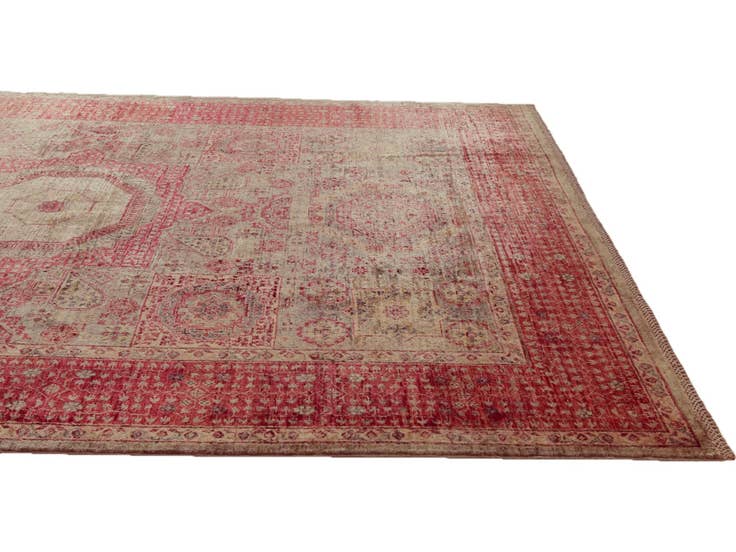 Detail image of 6' 8 x 9' 9 Hand Knotted Mamluk Ziegler Rug