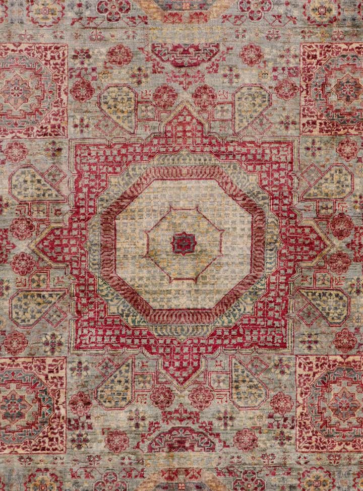 6' 8 x 9' 9 Hand Knotted Mamluk Ziegler Rug