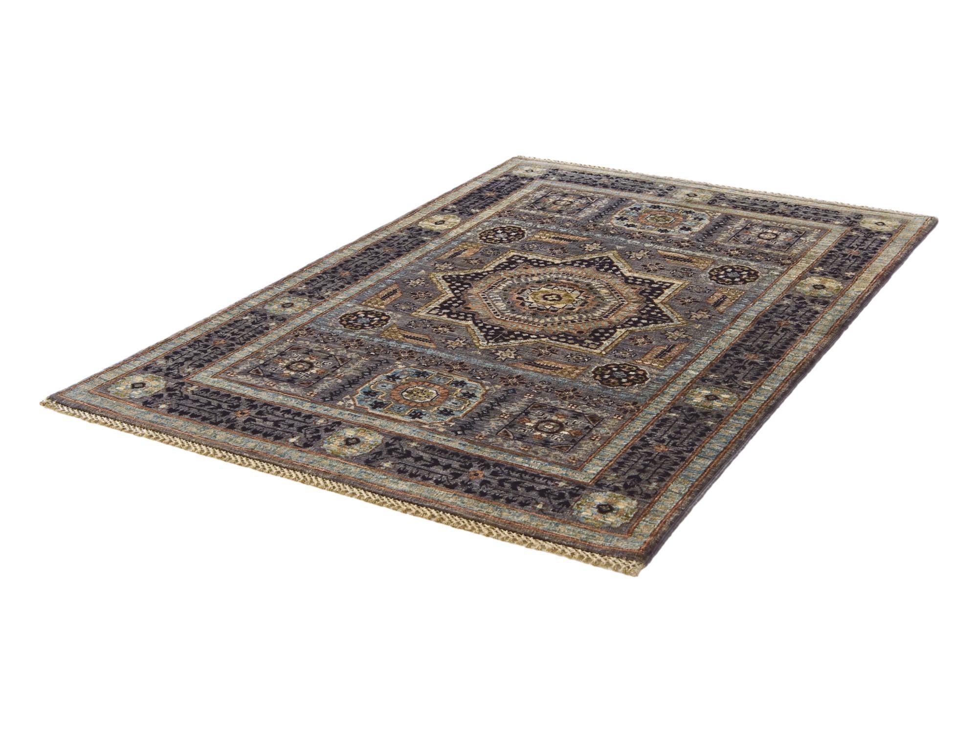 3' 5 x 4' 11 Hand Knotted Mamluk Ziegler Rug