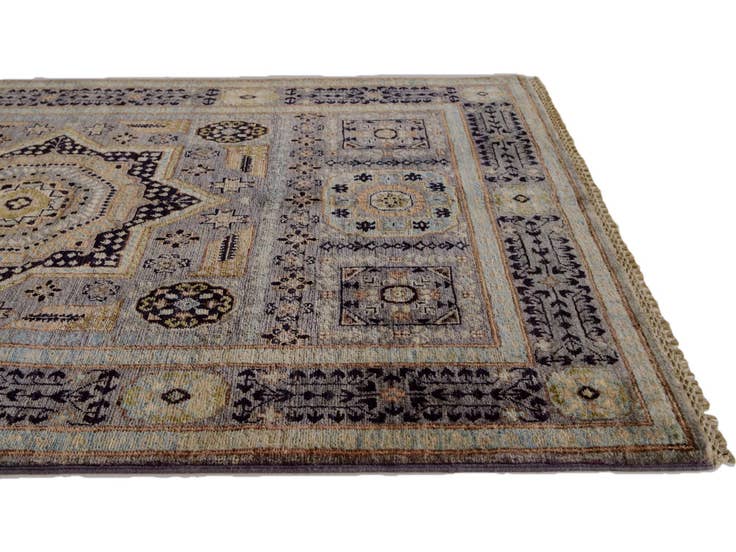 Detail image of 3' 5 x 4' 11 Hand Knotted Mamluk Ziegler Rug
