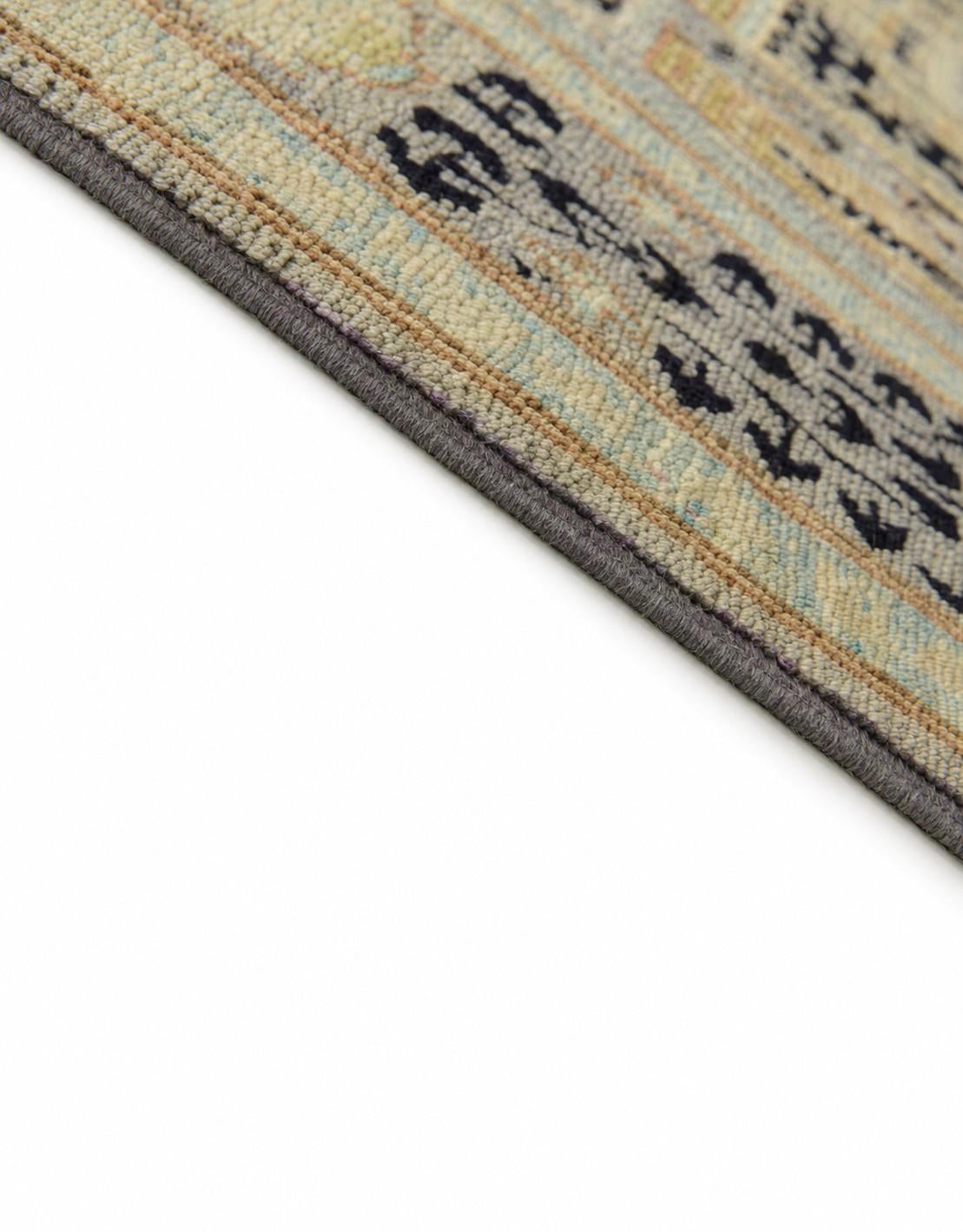 Detail image 8 of 12: 3' 5 x 4' 11 Hand Knotted Mamluk Ziegler Rug
