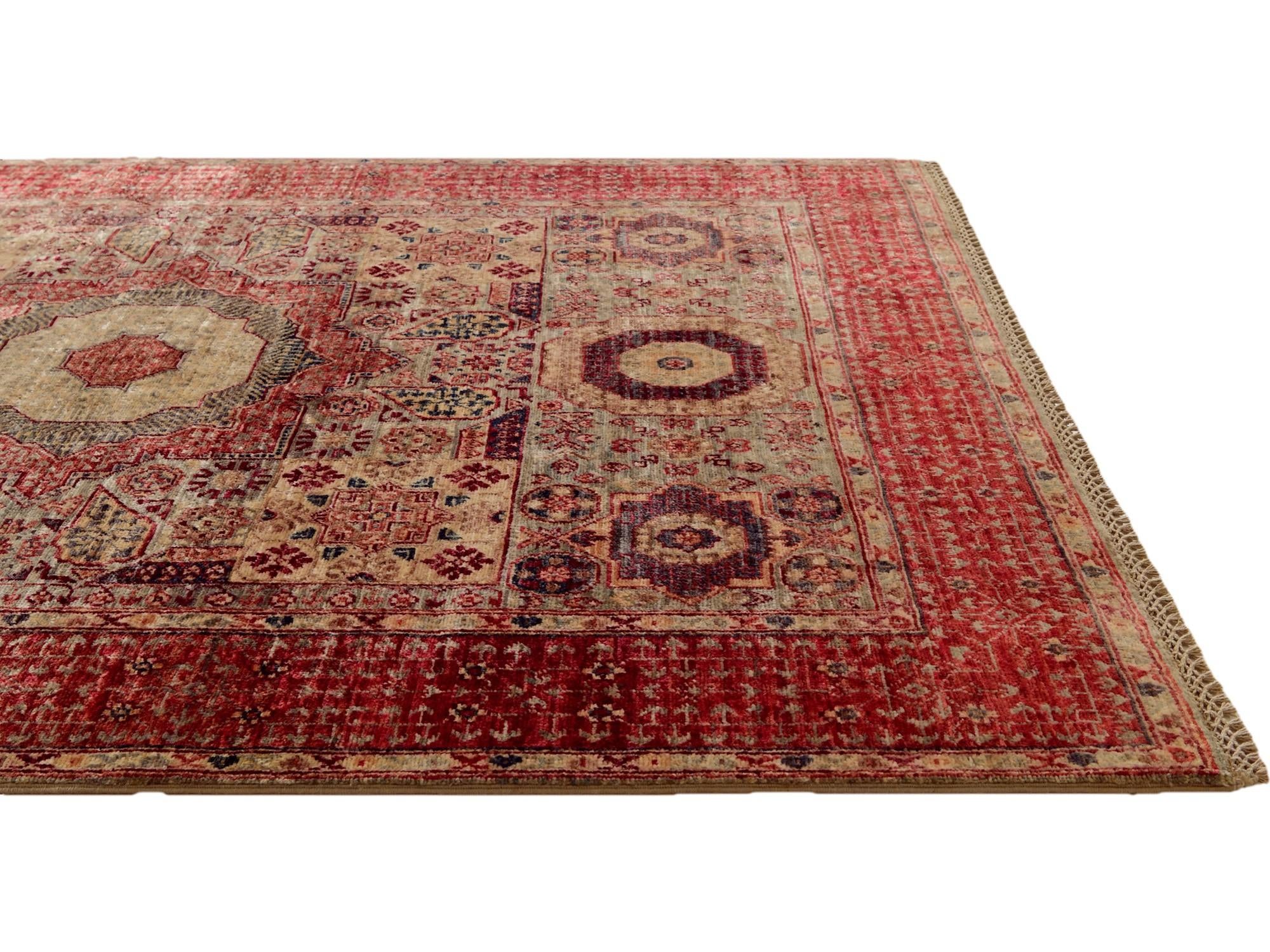 5' x 6' 8 Hand Knotted Mamluk Ziegler Rug
