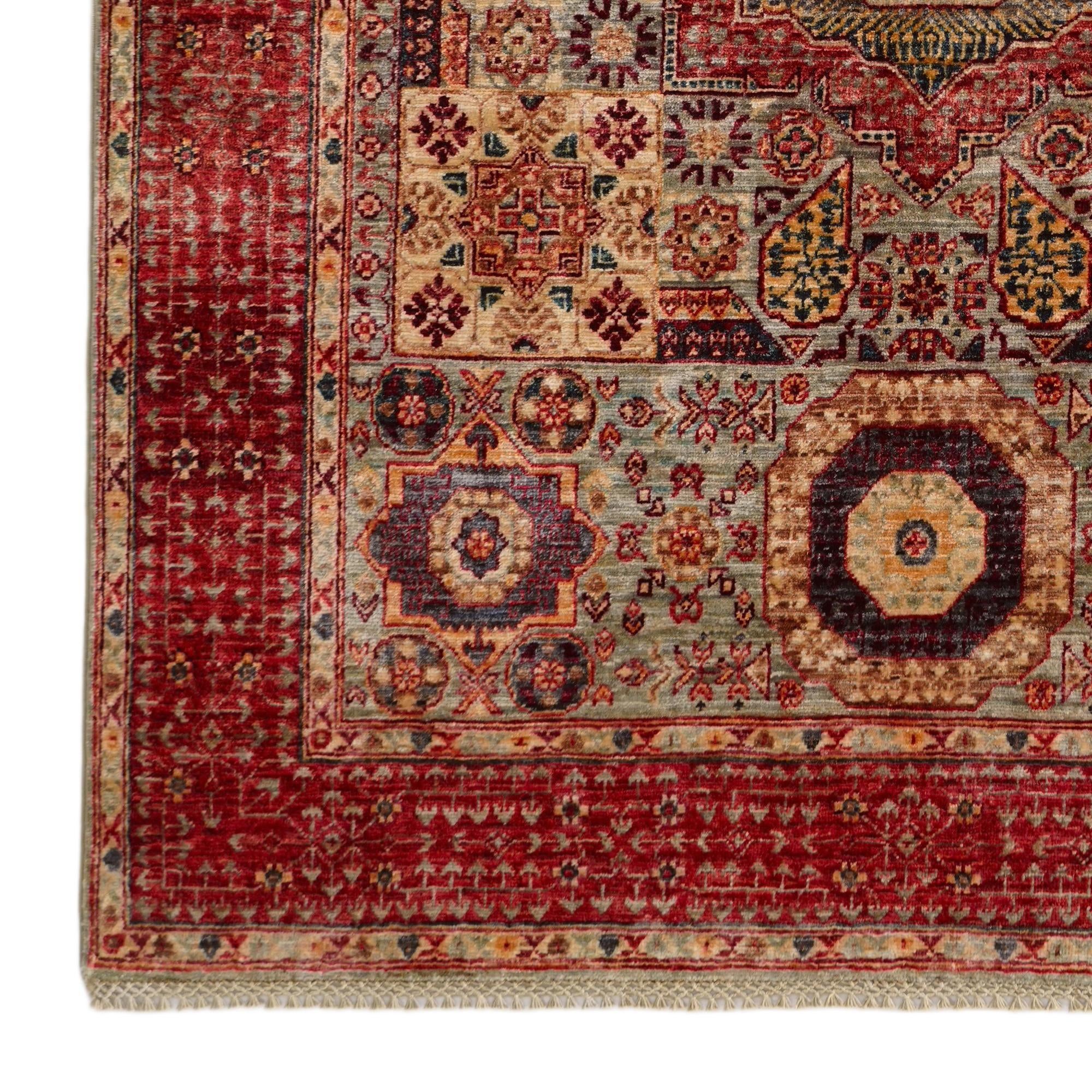 5' x 6' 8 Hand Knotted Mamluk Ziegler Rug