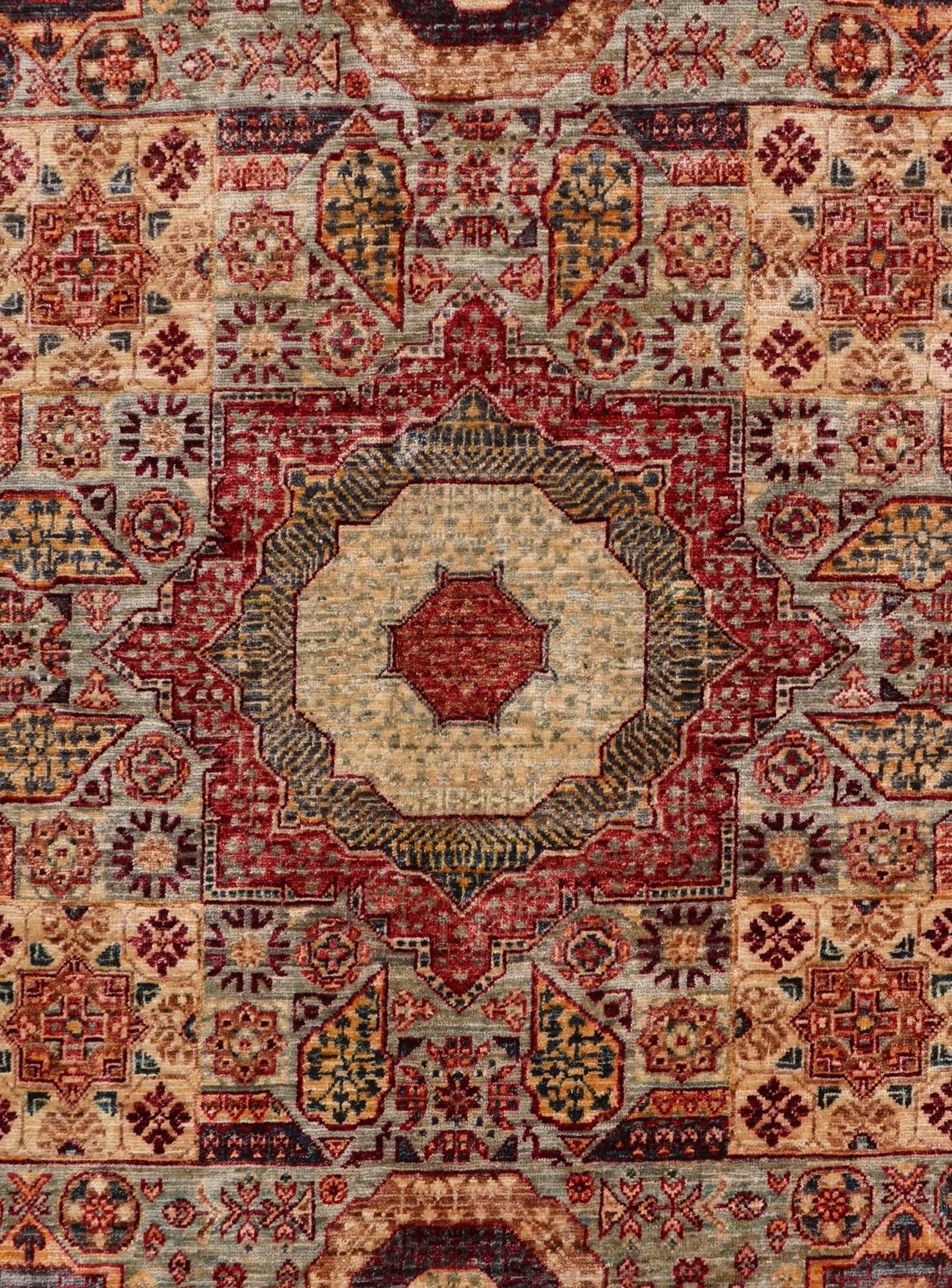 5' x 6' 8 Hand Knotted Mamluk Ziegler Rug