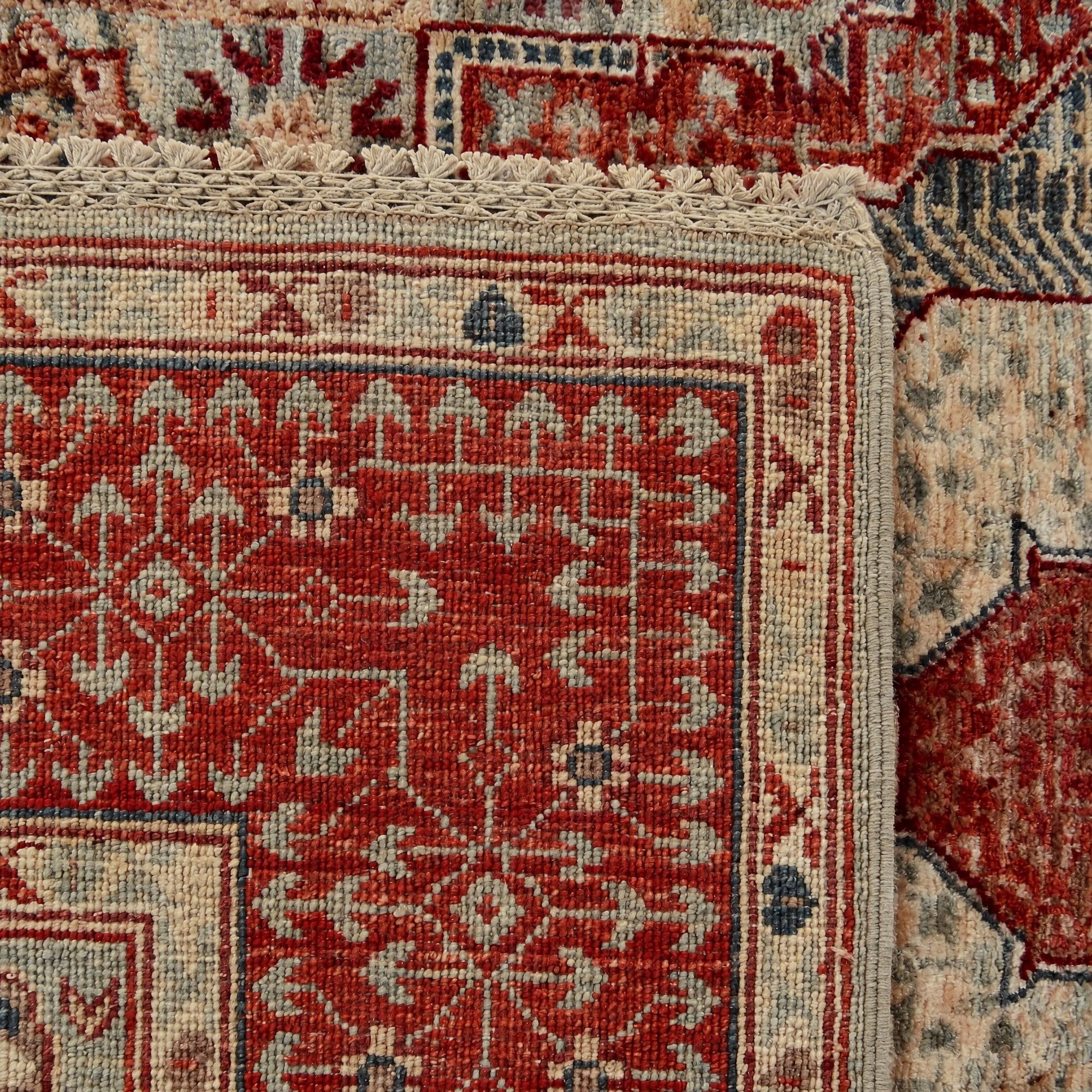 150cm x 200cm Hand Knotted Mamluk Ziegler Rug