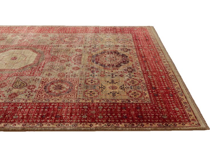 Detail image of 6' 8 x 9' 7 Hand Knotted Mamluk Ziegler Rug