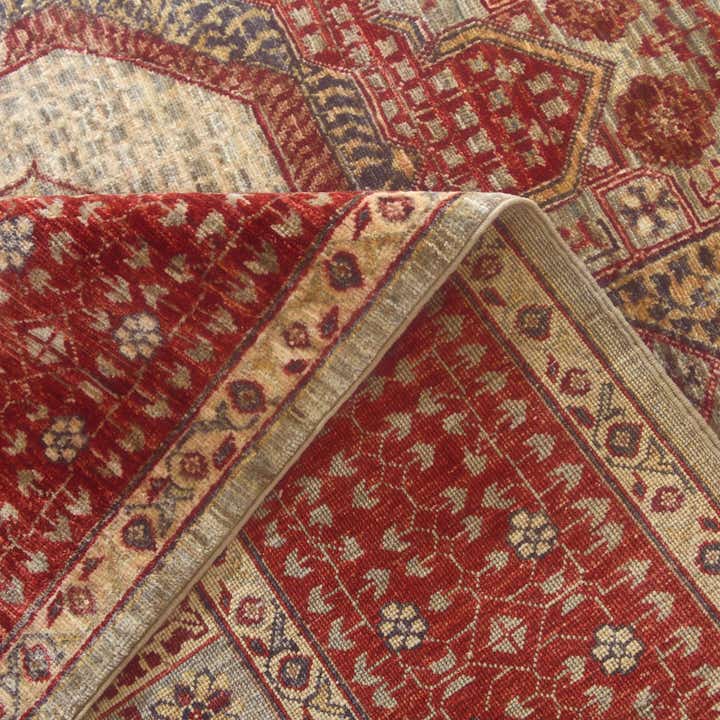 6' 8 x 9' 7 Hand Knotted Mamluk Ziegler Rug