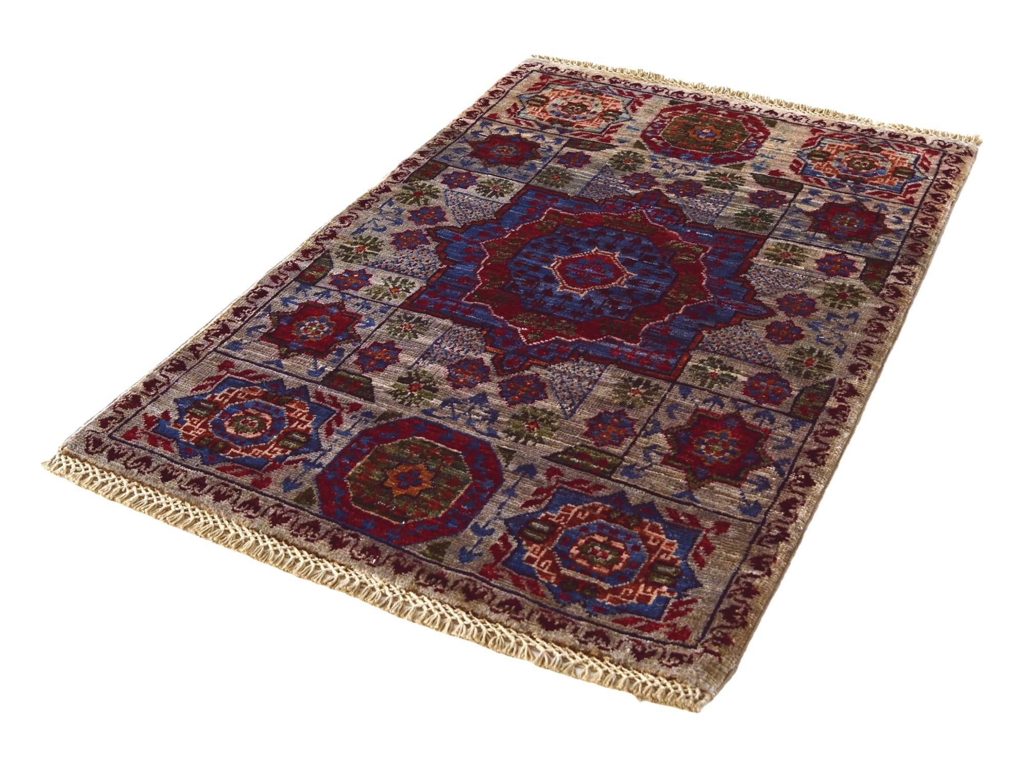 2' x 3' Hand Knotted Mamluk Ziegler Rug