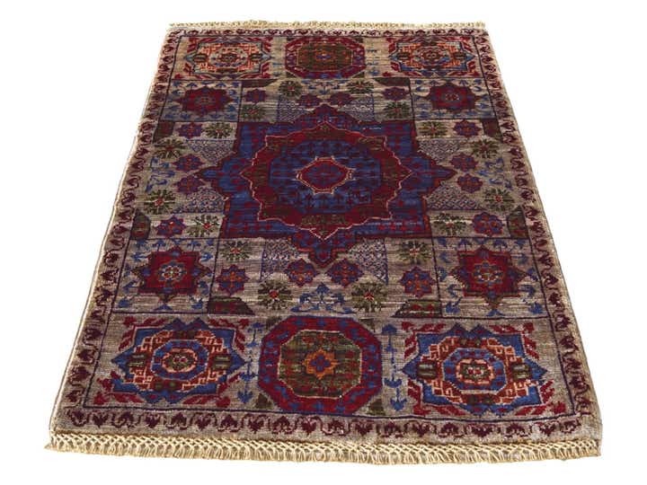 2' x 3' Hand Knotted Mamluk Ziegler Rug