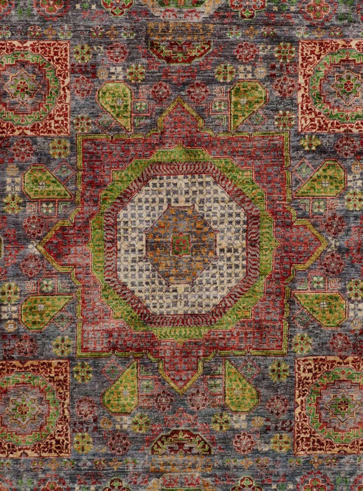 6' 6 x 9' 9 Hand Knotted Mamluk Ziegler Rug