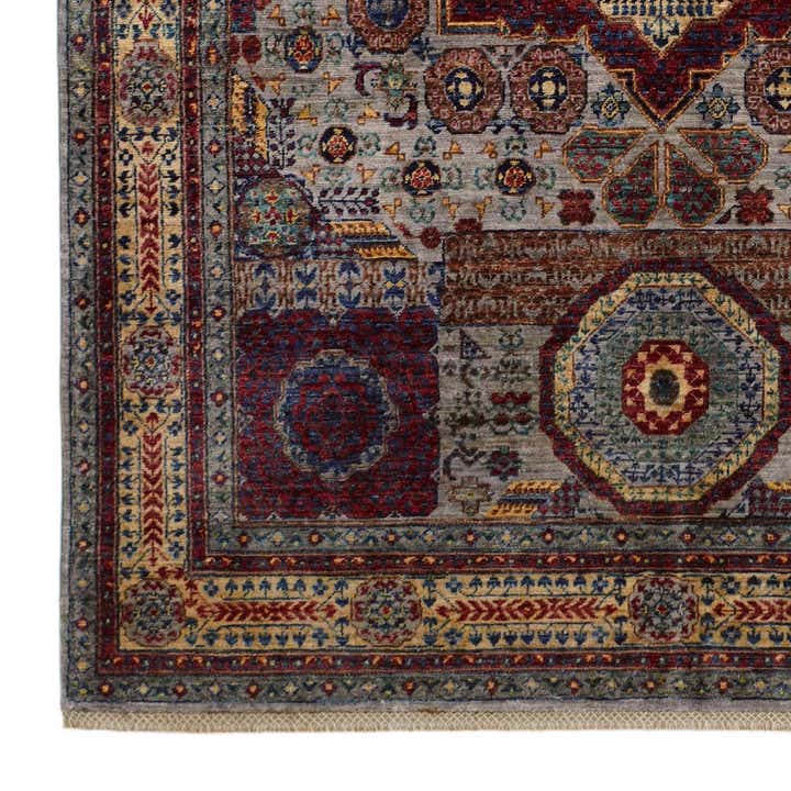 5' 9 x 8' 3 Hand Knotted Mamluk Ziegler Rug