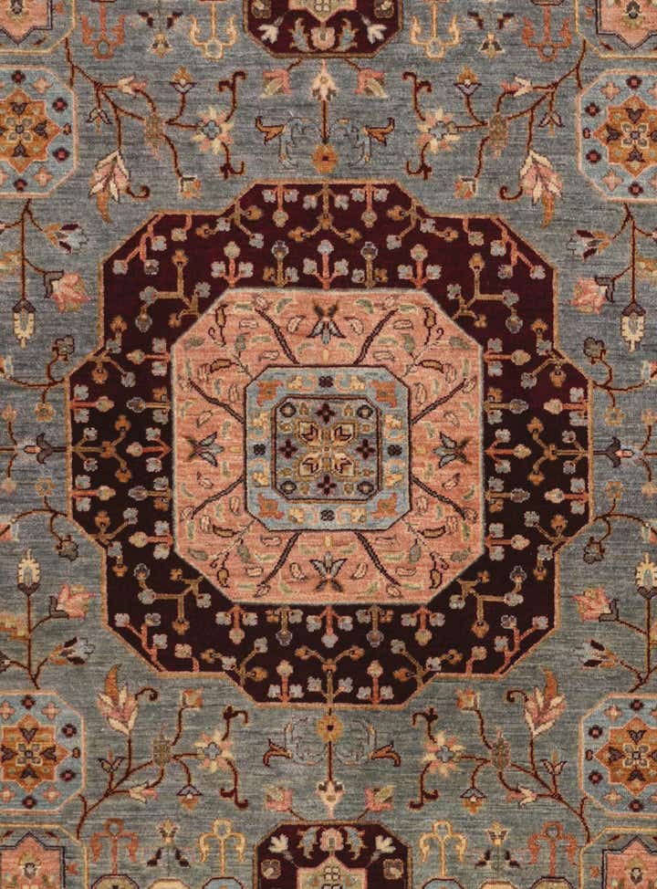 6' 5 x 10' Hand Knotted Mamluk Ziegler Rug