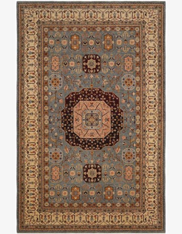 6' 5 x 10' Hand Knotted Mamluk Ziegler Rug