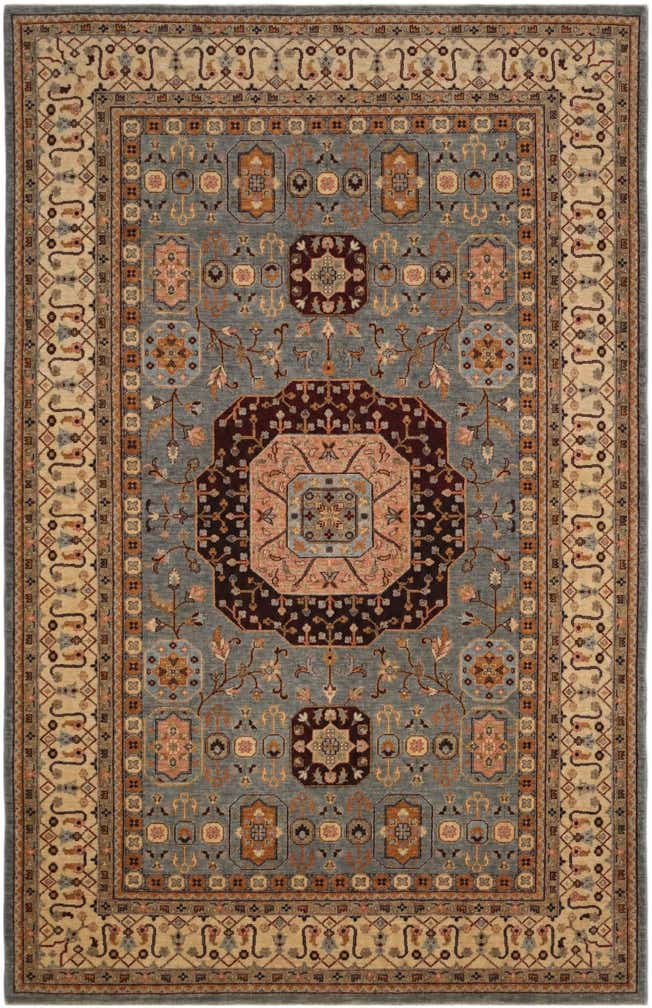 6' 5 x 10' Hand Knotted Mamluk Ziegler Rug