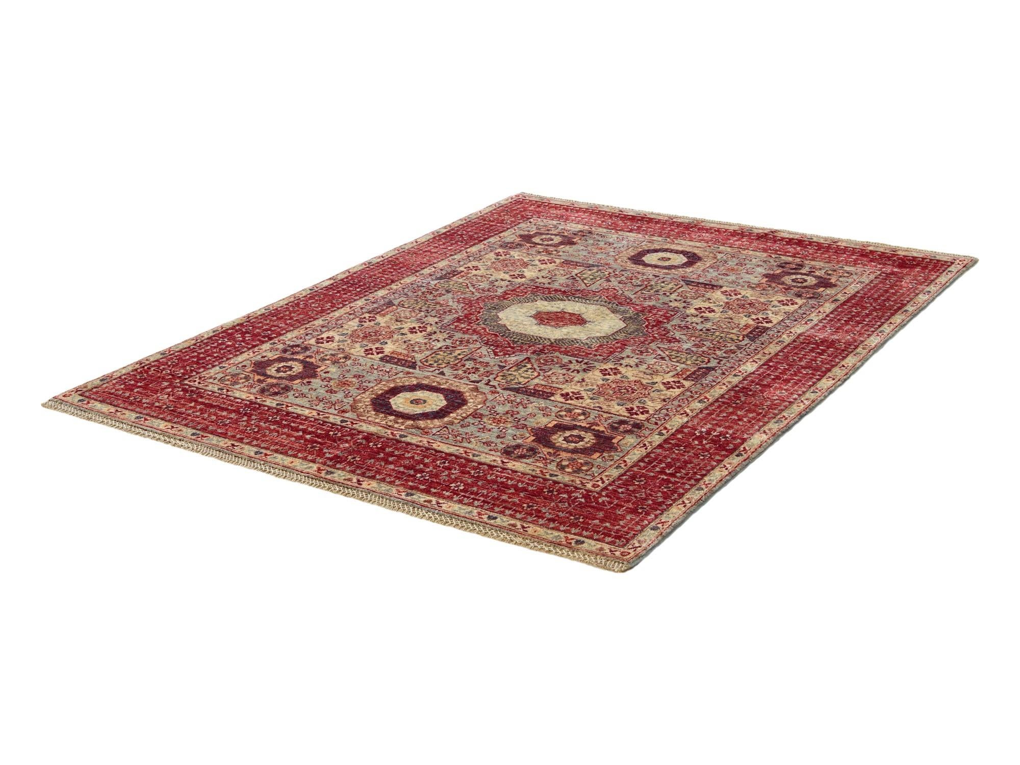 4' 11 x 6' 5 Hand Knotted Mamluk Ziegler Rug