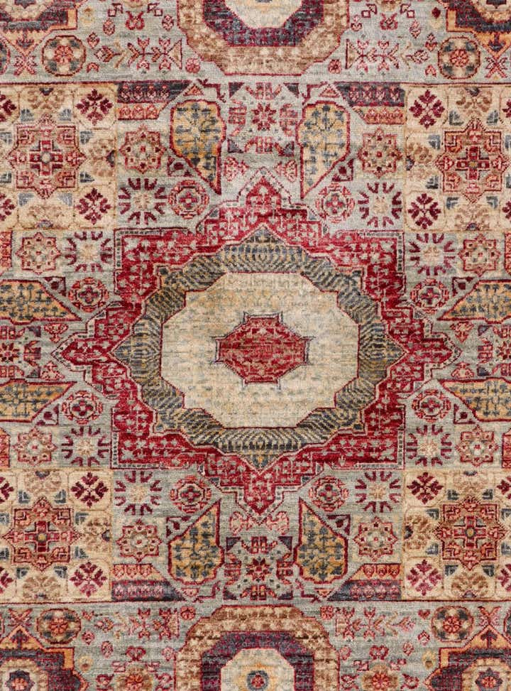 4' 11 x 6' 5 Hand Knotted Mamluk Ziegler Rug