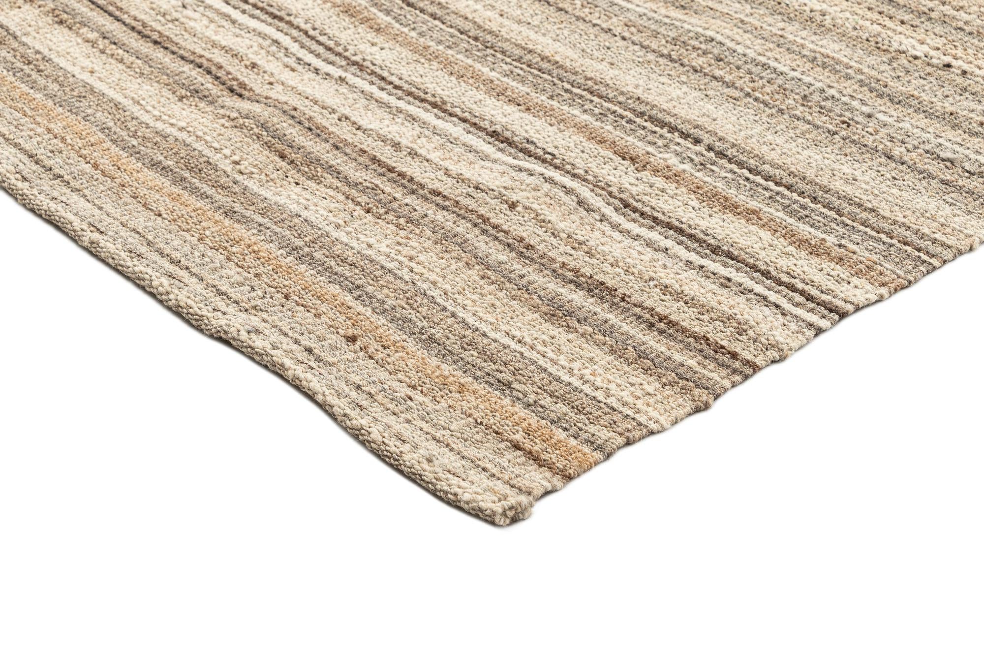 8' x 9' 11 Hand Knotted Marok Kilim Rug