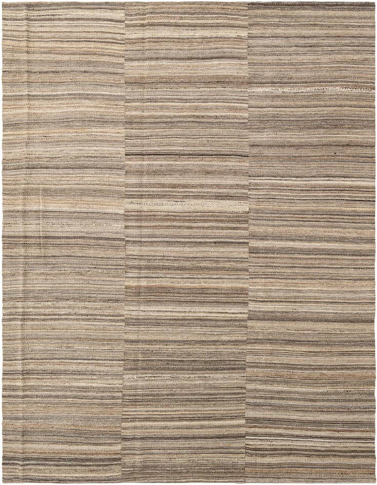 Detail image of 8' x 9' 11 Hand Knotted Marok Kilim Rug