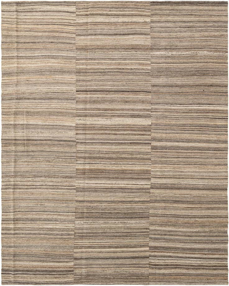 Detail image of 8' x 9' 11 Hand Knotted Marok Kilim Rug