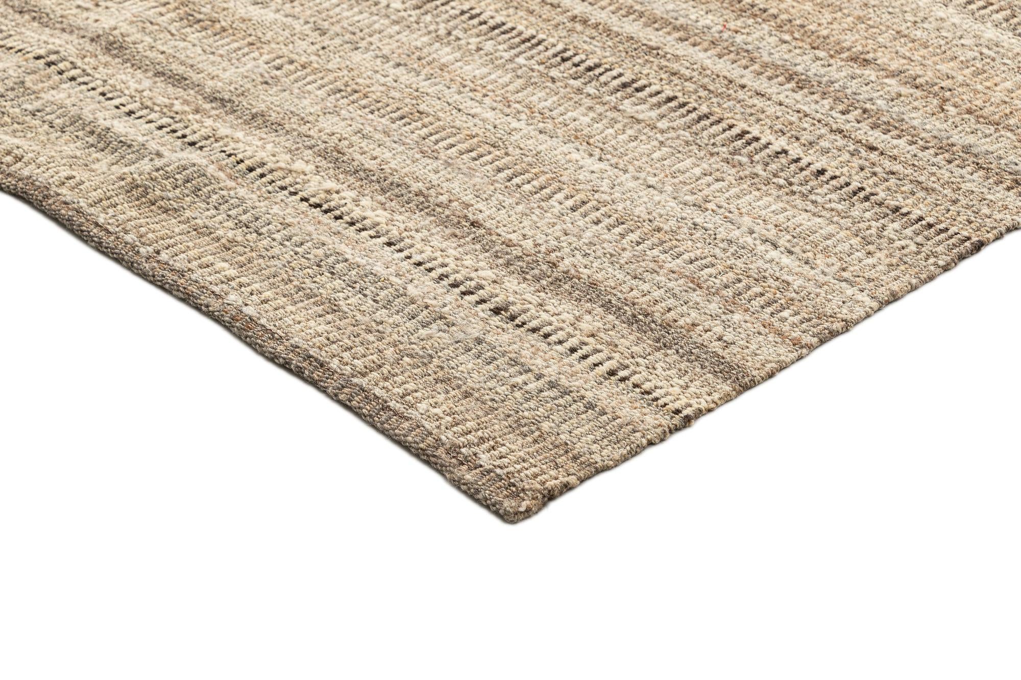 7' 10 x 9' 11 Hand Knotted Marok Kilim Rug