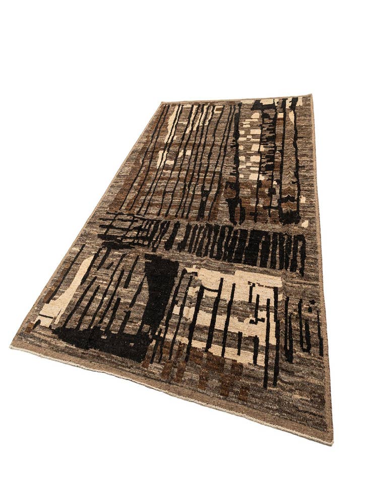 Detail image of 9' 3 x 12' 2  Hand Knotted Marok Kilim Rug