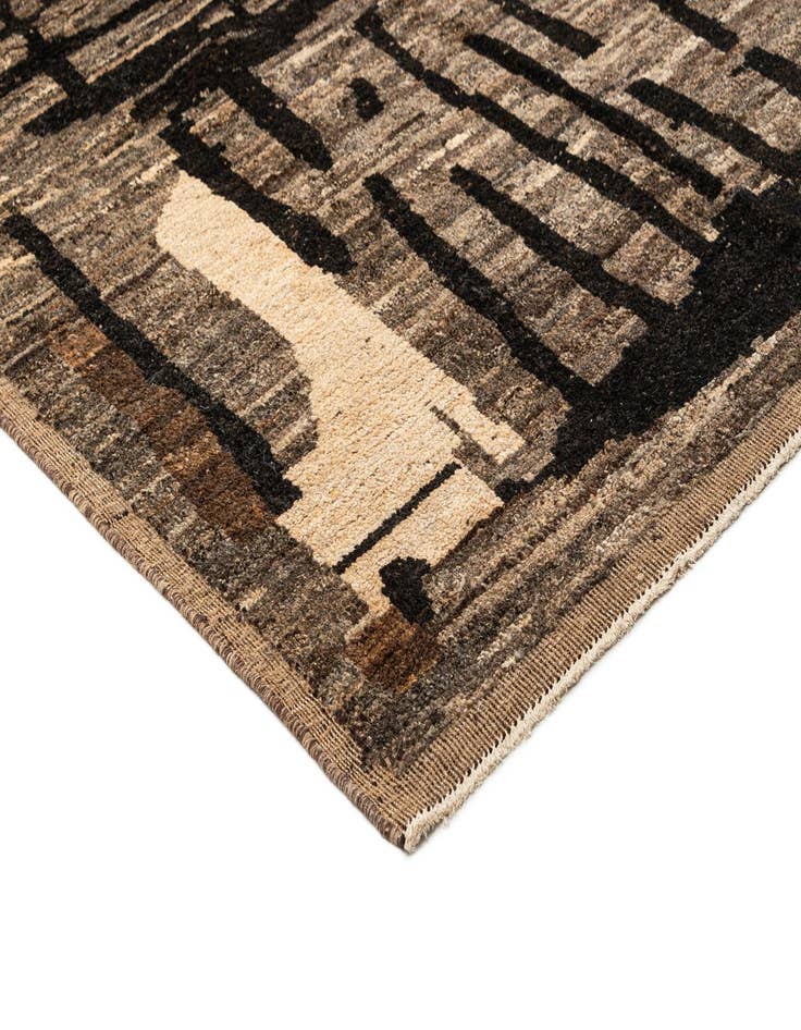 Detail image of 9' 3 x 12' 2  Hand Knotted Marok Kilim Rug