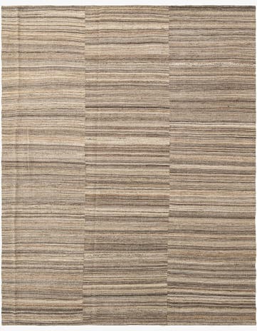 8' x 9' 11 Hand Knotted Marok Kilim Rug