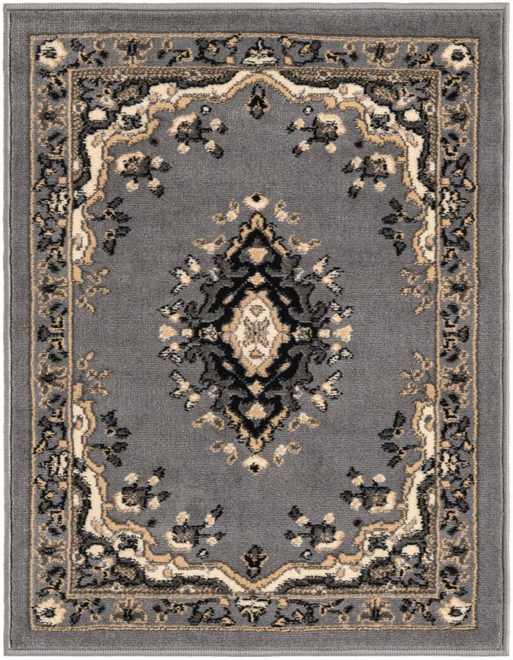 Detail image of 2' x 3' Mashad Design Rug
