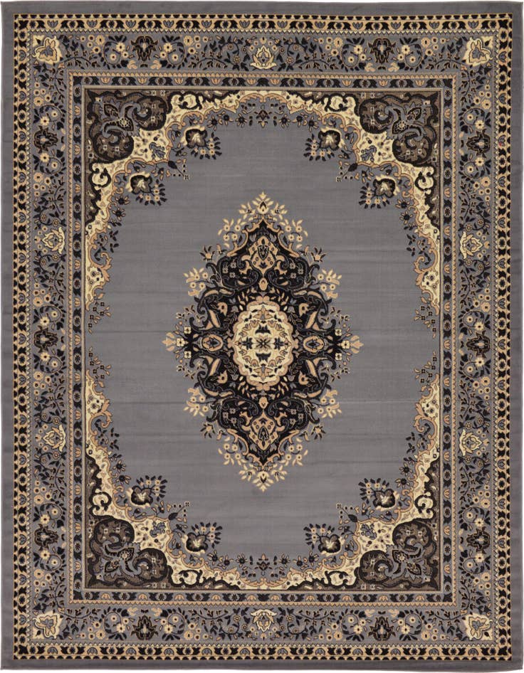 Detail image of 9' x 12' Mashad Design Rug