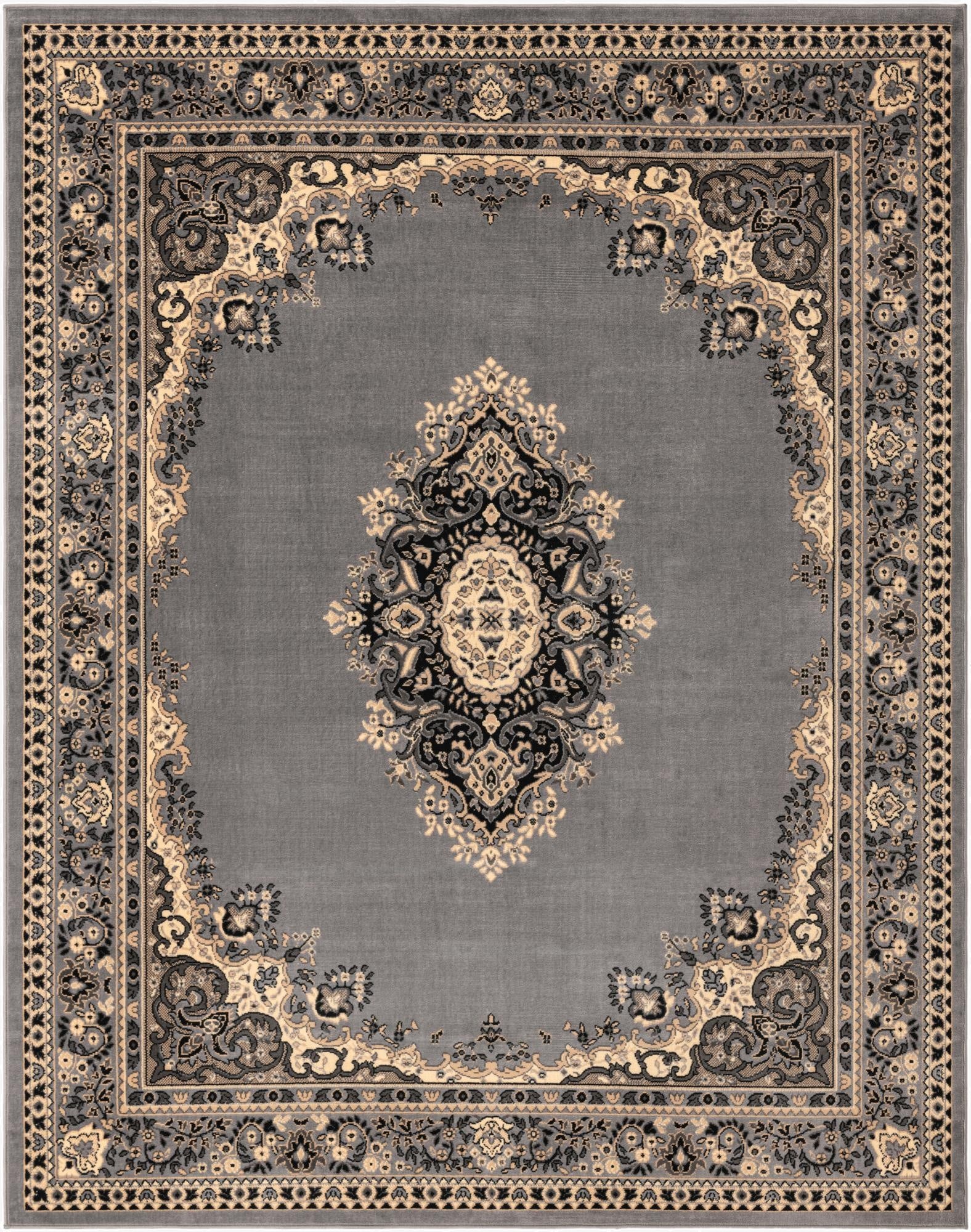 Primary image 7' 10 x 10' Mashad Design Rug