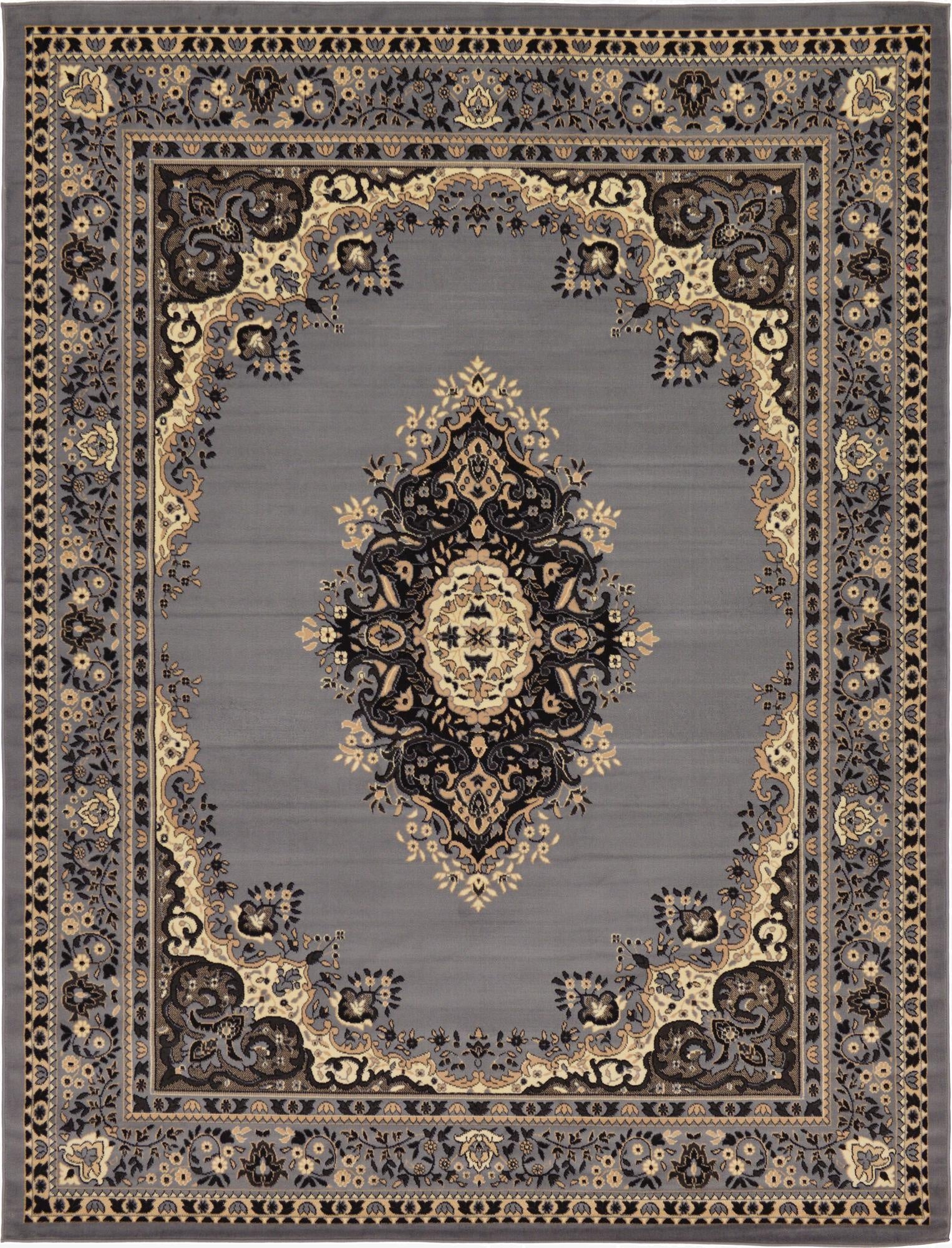 9' x 12' Mashad Design Rug