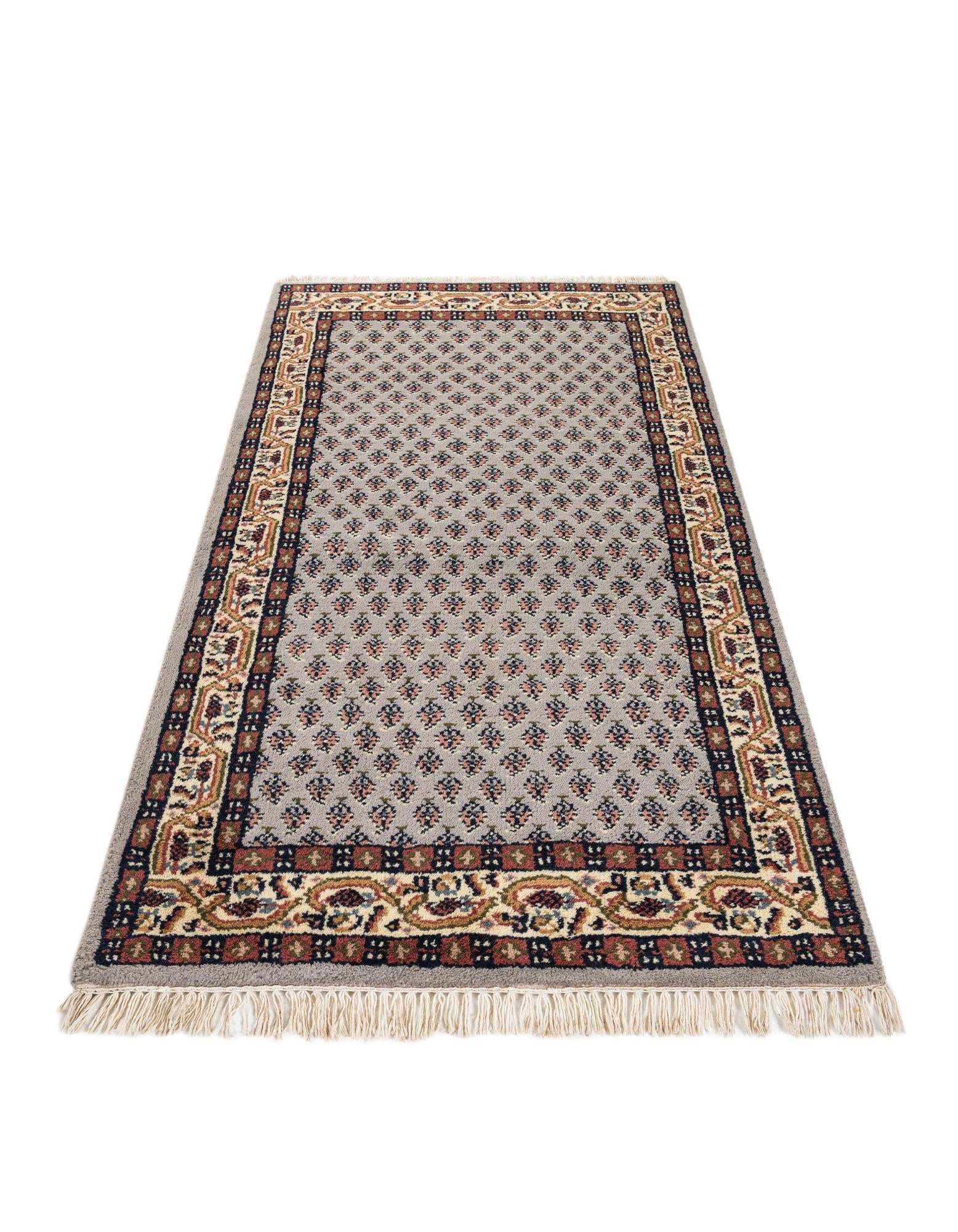 3' x 5' 4 Hand Knotted Mir Wool Rug