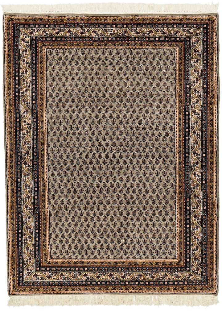 4' x 5' 10 Hand Knotted Mir Wool Rug