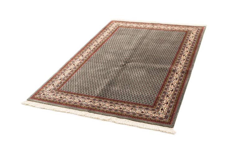 Detail image of 4' 7 x 6' 9 Hand Knotted Mir Oriental Wool Rug