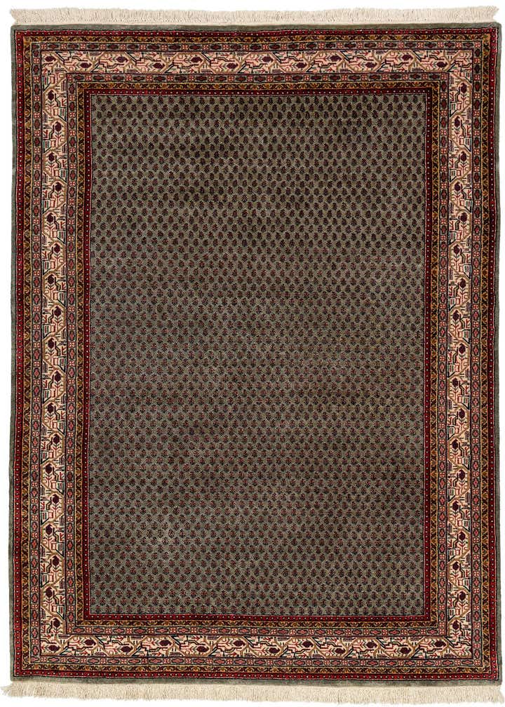 4' 7 x 6' 8 Hand Knotted Mir Oriental Wool Rug