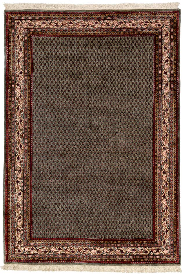 Detail image of 4' 7 x 6' 8 Hand Knotted Mir Oriental Wool Rug