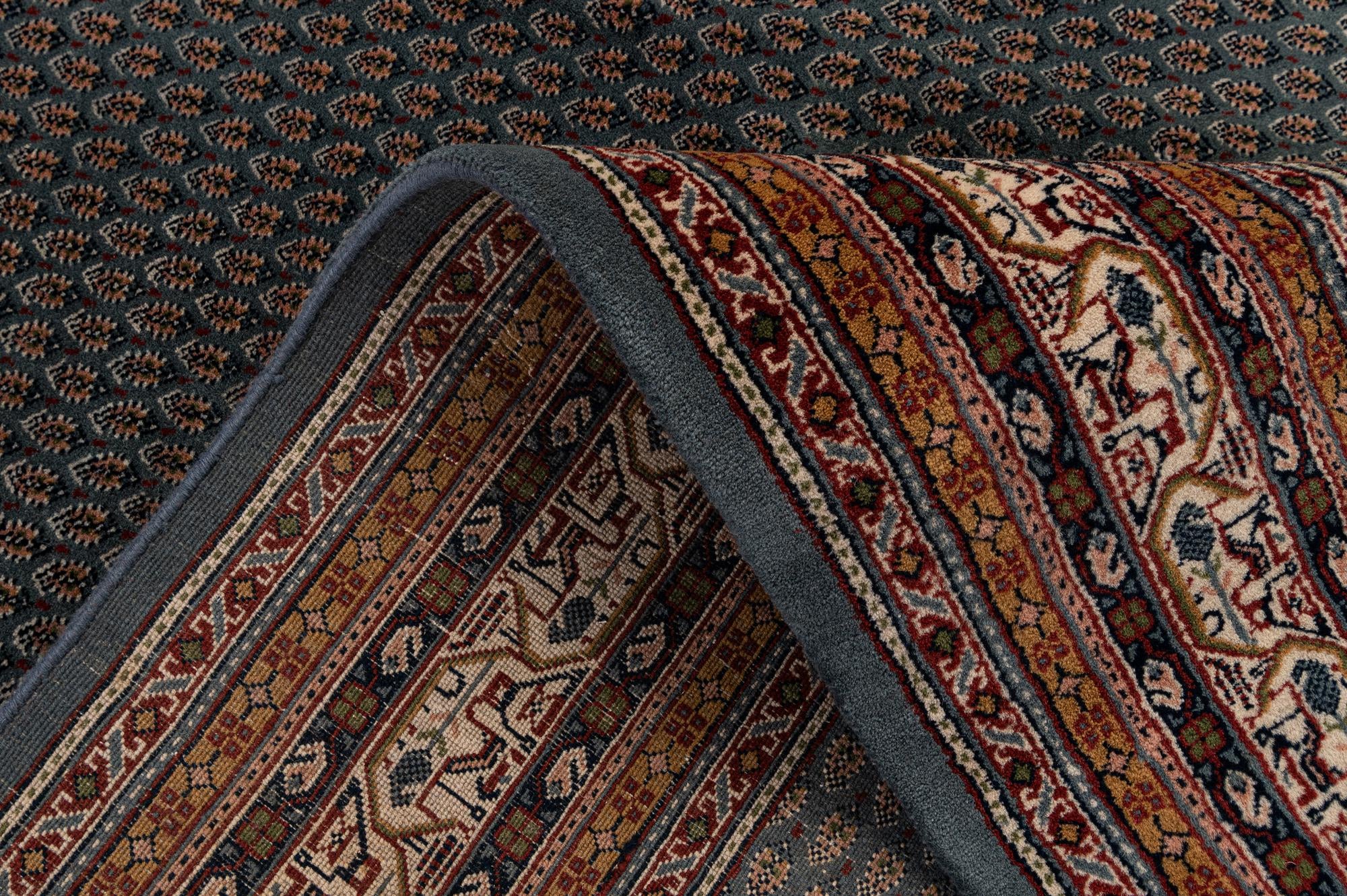 6' 8 x 9' 7 Hand Knotted Mir Wool Rug