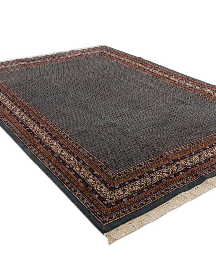 6' 8 x 9' 7 Hand Knotted Mir Wool Rug