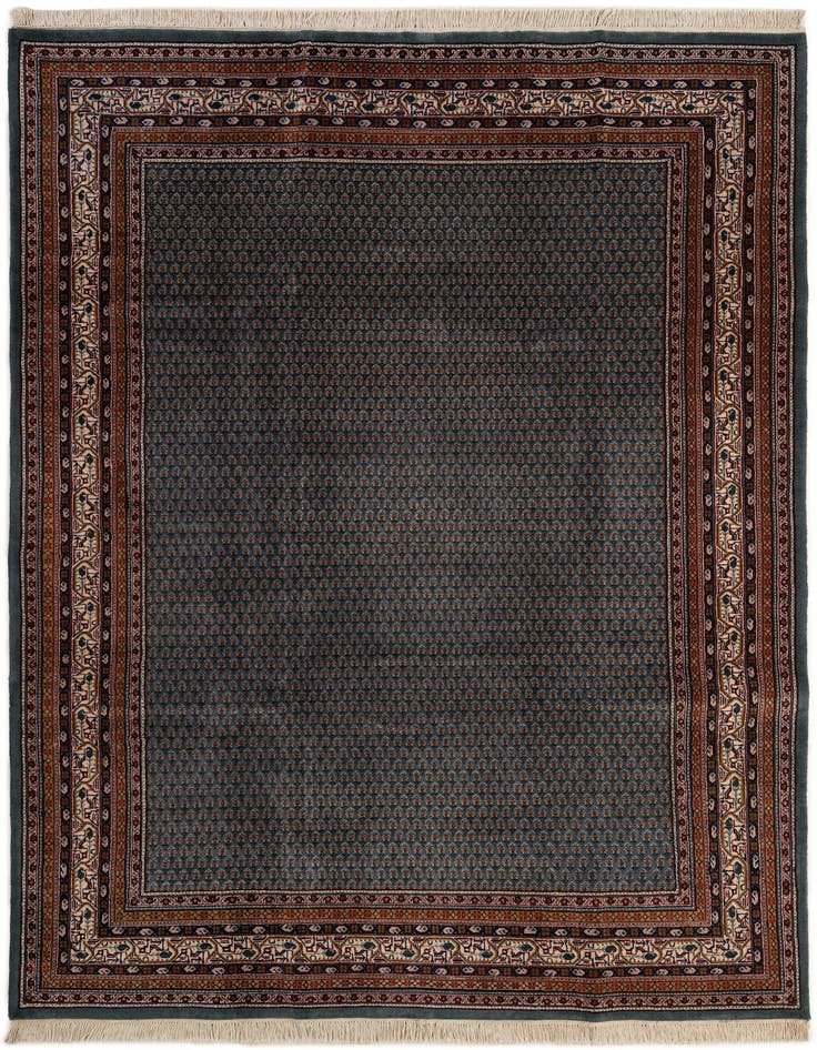 Detail image of 6' 8 x 9' 7 Hand Knotted Mir Wool Rug