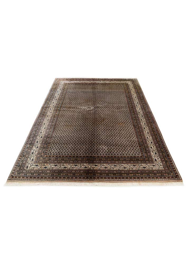 5' 9 x 7' 8 Hand Knotted Mir Wool Rug