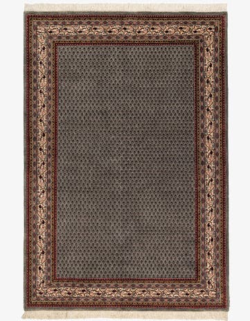 4' 7 x 6' 9 Hand Knotted Mir Oriental Wool Rug