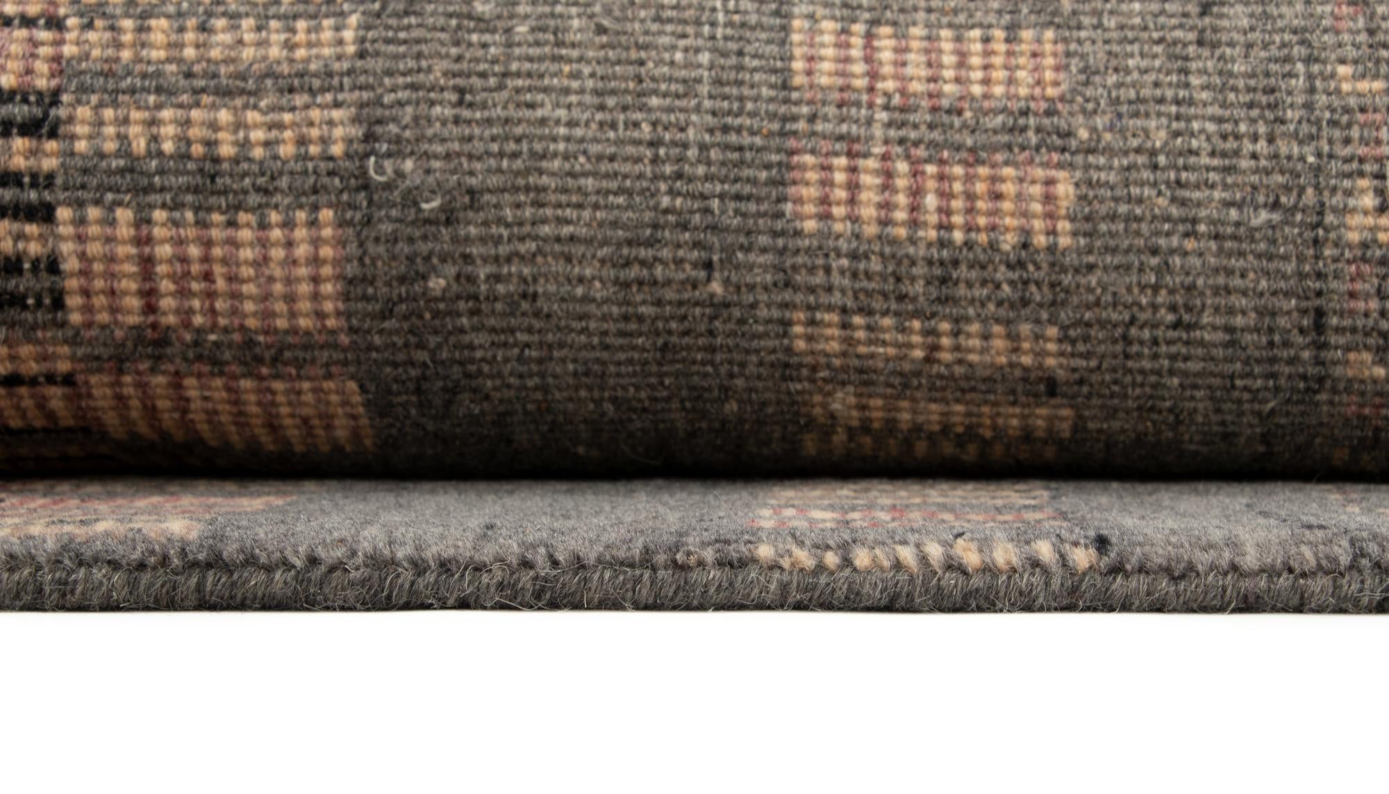 8' 5 x 9' 11 Modern Manshu Wool Rug