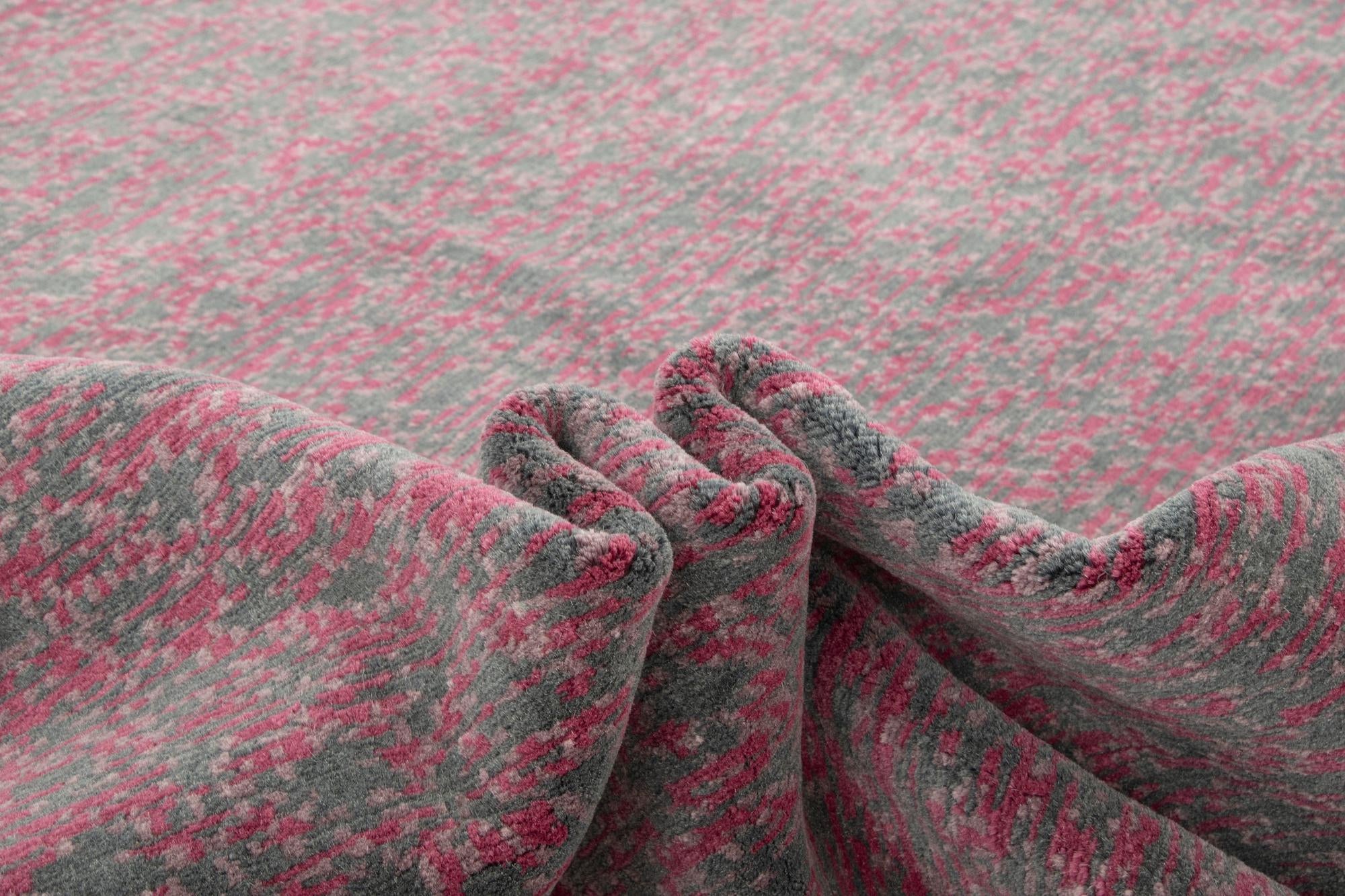7' 8 x 10' Modern Manshu Wool Rug