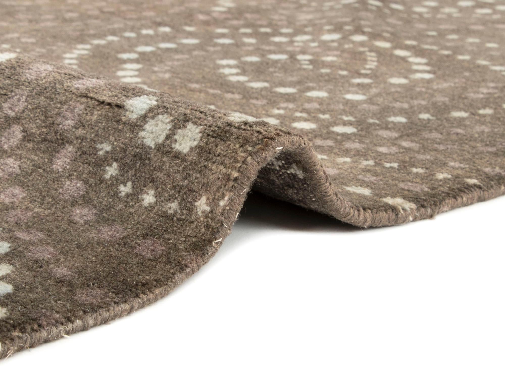 7' 9 x 9' 11 Modern Manshu Wool Rug