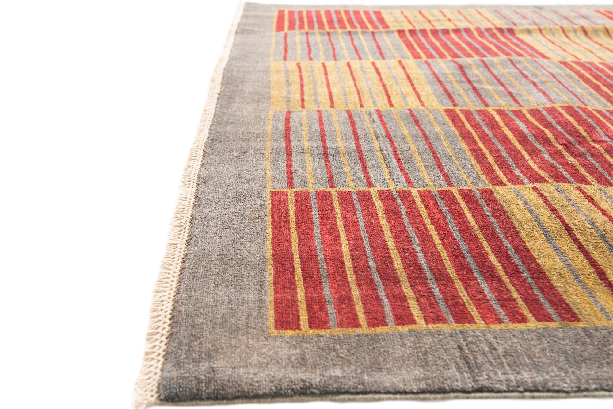6' 8 x 10' 1 Hand Knotted Modern Ziegler Rug