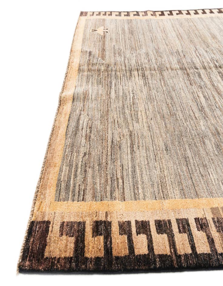 Detail image of 5' x 6' 5 Hand Knotted Modern Ziegler Rug