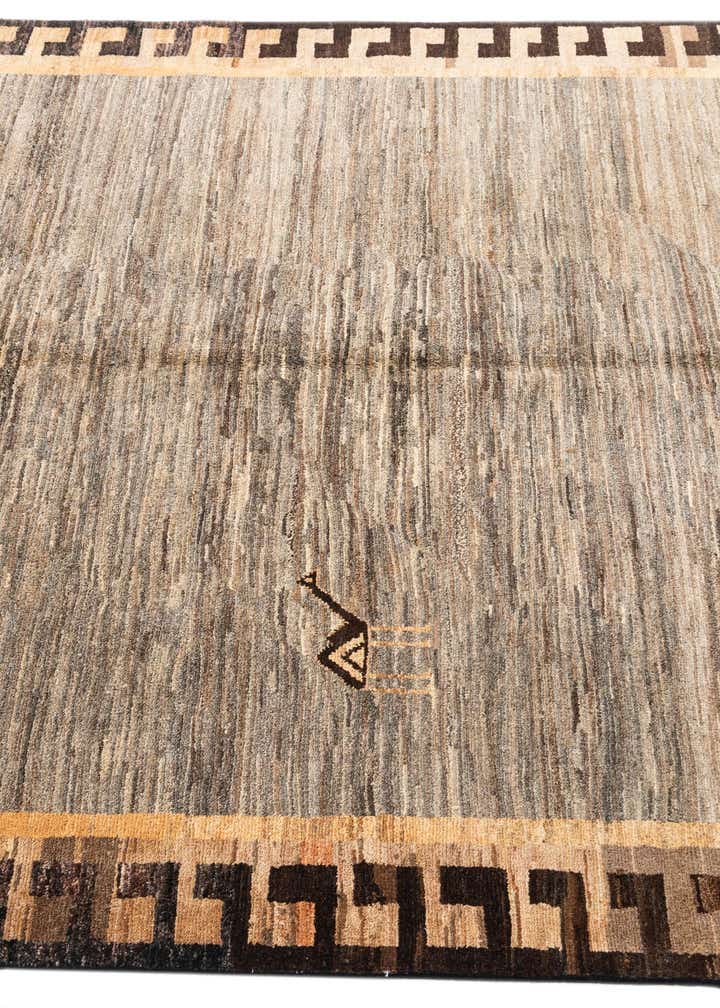5' x 6' 5 Hand Knotted Modern Ziegler Rug